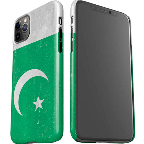 Pakistan Flag Distressed iPhone 11 Pro Max Lite Case